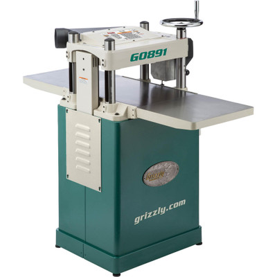 Grizzly Industrial 15" 3 HP Fixed-Table Planer with Helical Cutterhead (G0891)