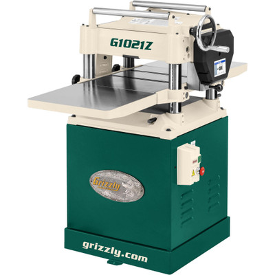 Grizzly Industrial 15" 3 HP Planer with Cabinet Stand (G1021Z)