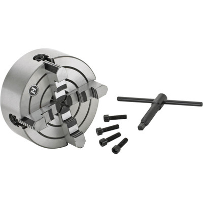 Grizzly Industrial 4-Jaw Plain Back Chuck (G986) | JB Tools