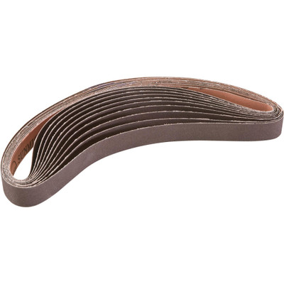Grizzly Industrial 1" x 30" A/O Sanding Belt 10-Pack (H4857, H4858 , H4859)