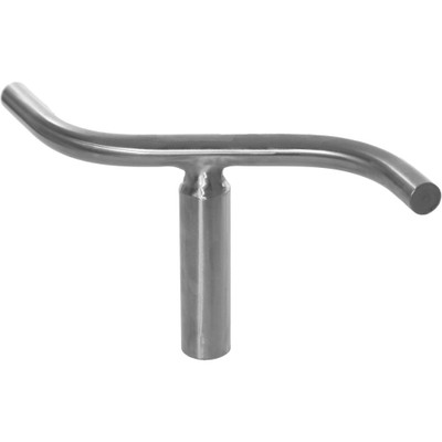 Grizzly Industrial 9" S-Curved Stainless Steel Bowl Turner's Tool Rest (T33663)