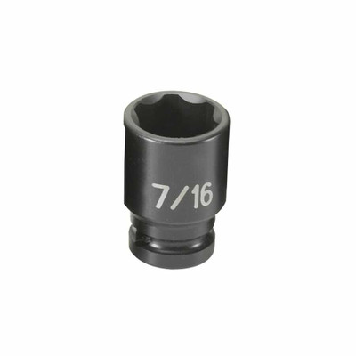 Grey Pneumatic 1/4" Surface Drive x 7/16" Standard Socket (914RS)