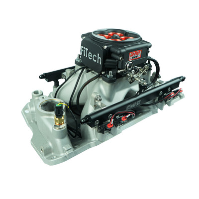 FiTech 37854 Go Port EFI Fuel Injection System, SBC, 200-550 HP