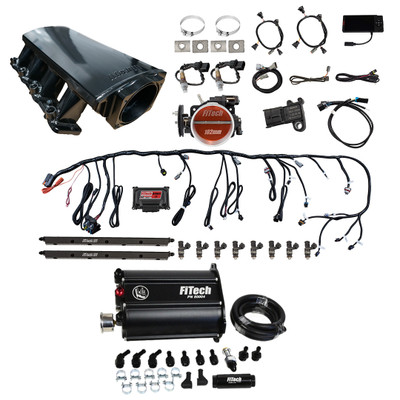 FiTech 75214 LS Master Kit W/ 70014, Plus Force Fuel Delivery