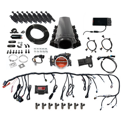 FiTech LS 500HP EFI w/70001 Kit Inline Fuel Pump & Coil Pack (78101)
