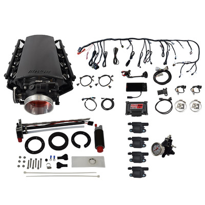 FiTech LS 70002 w/50015 Inline Fuel Pump Regulator & Coil (78602)
