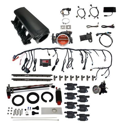 FiTech LS 70006 w/50015 Inline Fuel Pump Regulator & Coil (78606)