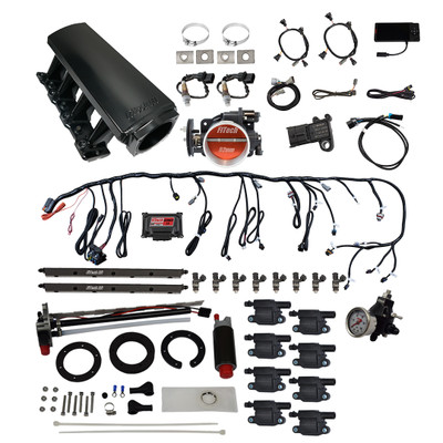 FiTech LS 70007 w/50015 Inline Fuel Pump Regulator & Coil (78607)