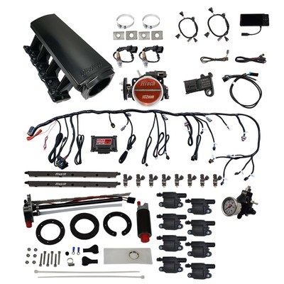 FiTech LS 70008 w/50015 Inline Fuel Pump Regulator & Coil (78608)