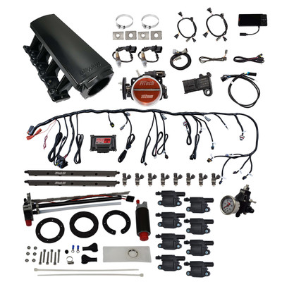 FiTech LS 70009 w/50015 Inline Fuel Pump Regulator & Coil (78609)