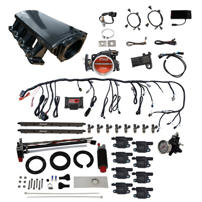 FiTech LS 70011 w/50015 Inline Fuel Pump Regulator & Coil (78611)