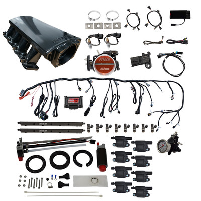 FiTech LS 70013 w/50015 Inline Fuel Pump Regulator & Coil (78613)