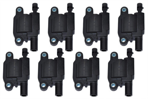 FiTech 79100 Go-Spark Ignition Coil 8 Pack, LS3, Black