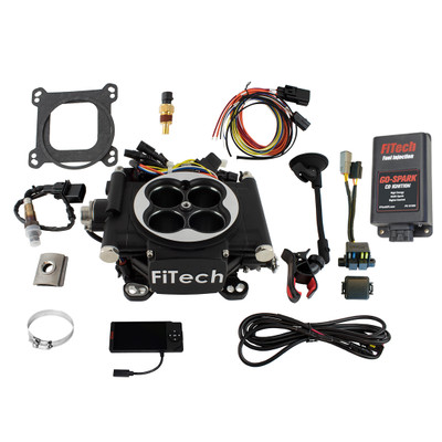FiTech Go EFI 4 Matte Black Finish 600HP System w/CDI Box (93002)