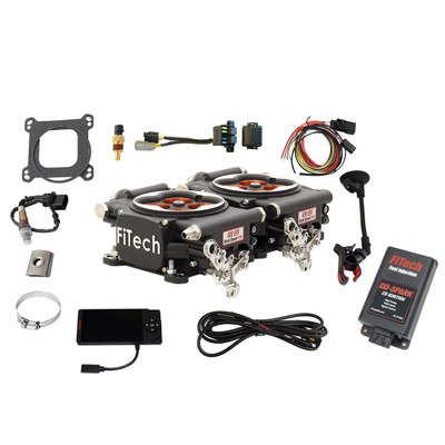 FiTech EFI 2x4 1200HP Power Adder Matte Black Finish w/ CDI (93064)