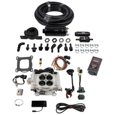FiTech EFI 4 Aluminum Kit w/Inline Fuel Pump & CDI Box (93101)