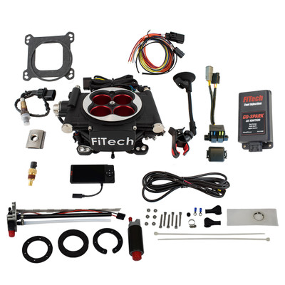 FiTech EFI 4 600HP EFI Power Adder Black w/Retrofit & CDI Box (93604)