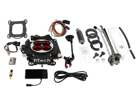 FiTech EFI 4 600HP Power Adder Matte Black w/ Retrofit Kit (36204)