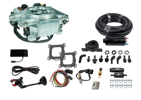 FiTech EFI 4 600HP Power Adder Aluminum w/Inline Fuel Delivery (31006)