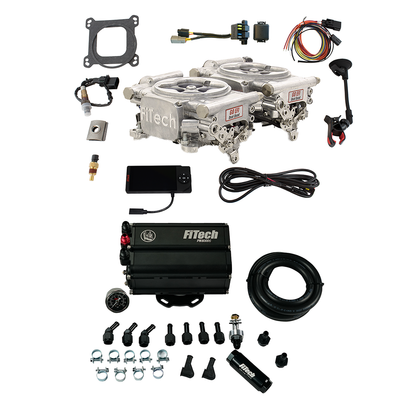 FiTech 3×2 Tri Power 600 HP Classic Gold EFI w/ Force Fuel (35561)