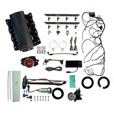 FiTech 76103 LS 750HP EFI, Short Intake, In Tank Pump, Regulator