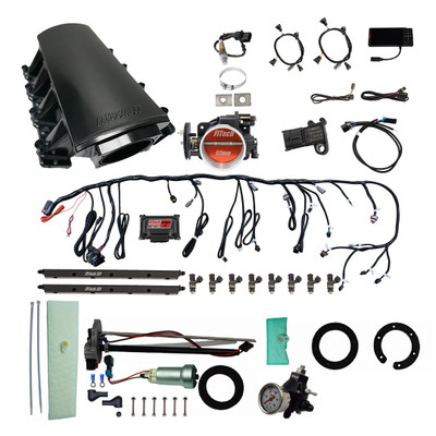 FiTech 76115 LS7 500HP EFI, Short Intake, In Tank Pump, Regulator