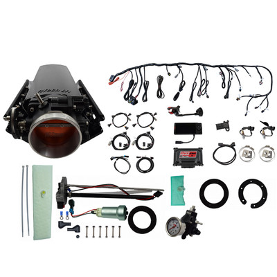 FiTech LS 1000HP EFI w/Long Cath Intake, Pump & Regulator (76132)