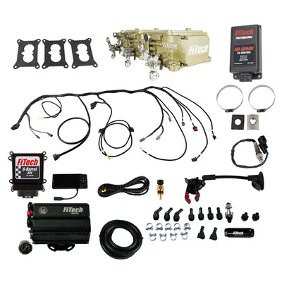 FiTech 3x2 Tri Power 800HP Classic Gold EFI w/Force Fuel & CDI (93550)