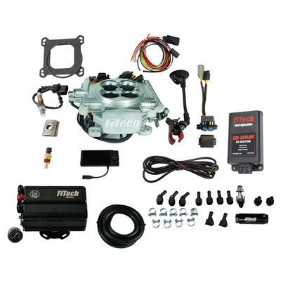 FiTech EFI 4 600 HP Power Adder Aluminum w/Force Fuel & CDI (93556)