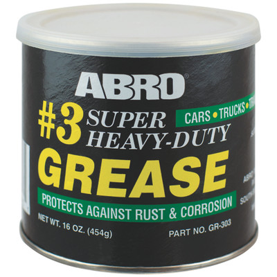 ABRO 16oz #3 Super Heavy-Duty Wheel Bearing Grease (GR-303)