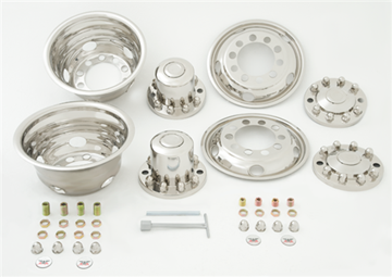 Phoenix USA 22.5" x 9" Hub Pilot 5-Hand Hole DOT Sim Set (NH5259)