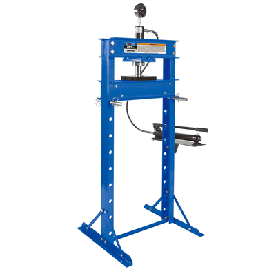 K Tool 20 Ton Hydraulic Shop Press with Gauge HJ0804CE-A | JB Tools