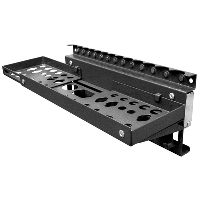 K Tool Magclip Multi-Function Tool Holder - 20" L X 4.75" W X 5" D, Stores 71 Tools, 15 Lbs Capacity, Black (72465)