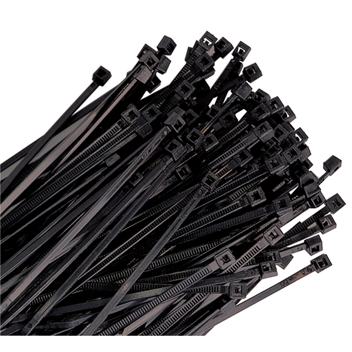 Paquete De 100 Bridas Negras De 12.0 In, Con Cremallera De Nailon Resistente Con Resistencia A La Tracción De 40 Libras, Correas De Alambre Autobloqueantes Para El Hogar, Oficina, Garaje Y