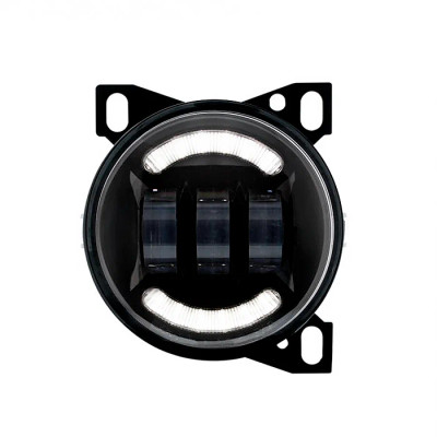 Haizer USA Black Driver LED Fog / Driving Light Assembly (HZR-6304D-B)