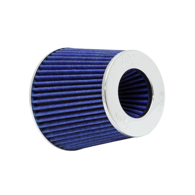 K&N Filters Inverted Filter - 6" OD B x 5" H W/ 4" x 3-1/2" x 3" D Flange - Universal - Chrome (KNNRG-1001BL)