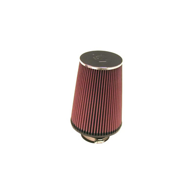 K&N Filters Universal Chrome Air Filter for - 3"FLG 6"B 4-1/2"T 8"H (KNNRC-5106)