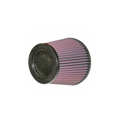 K&N Filters Universal Air Filter - 5" FLG x 6-1/2" B x 4-1/2" T x 5-1/2" H - Carbon Fiber Top (KNNRP-5113)