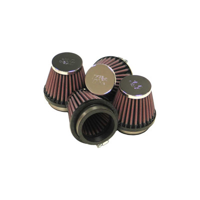K&N Filters Universal Chrome Air Filter - 2" FLG x 3"x4" B x 2"x3" T x 5"L - 4 Per Box (KNNRC-2774)
