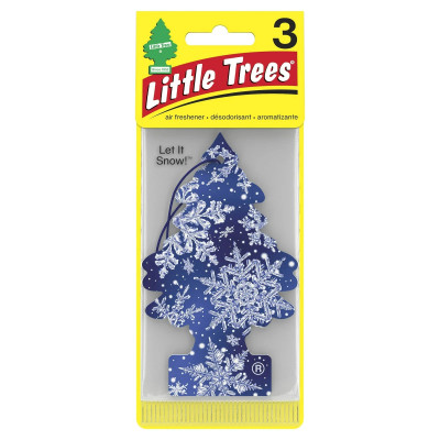 Car Freshner Car Air Fresheners - Let It Snow, 3 Pack (U3S-37455)