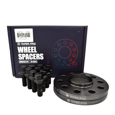 West Coast Project Fit Hub-Centric Wheel Spacers 2pc Kit with Radius Seat Lug Bolts Fits: Audi 5x112 66.56 CB 12.5mm Thick (PF51126612A-1415BB)