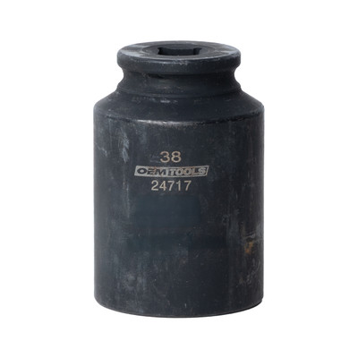 OEM Tools Axle Nut Socket - 1/2 Inch Drive, 38mm, 12Pt (24717) | JB TOOLS
