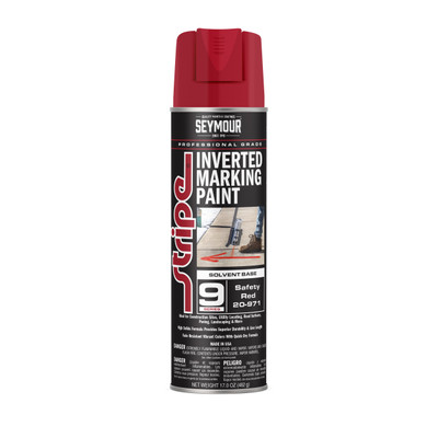 Invered Red Seymour Paint 17oz Safety Red Inverted Paint (20-971) | JB Tools
