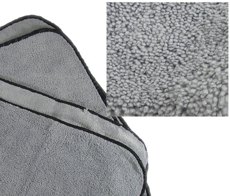 Hi-Tech Super Plush Polishing Cloth Silver w/ Black Border 16" x 24" (HT-1624)