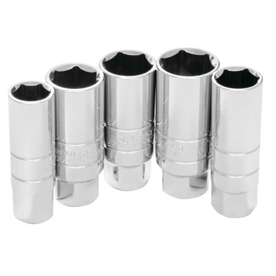 Performance Tool 5-Piece 3/8" Drive Spark Plug Socket Set (W30936)