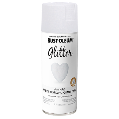Rust-Oleum Specialty Pearl White Glitter Spray Paint 10.25 oz (299426)