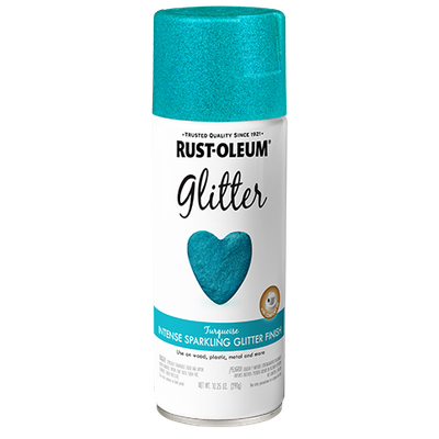 Rust-Oleum Specialty Turquoise Glitter Spray Paint 10.25 oz (302573)