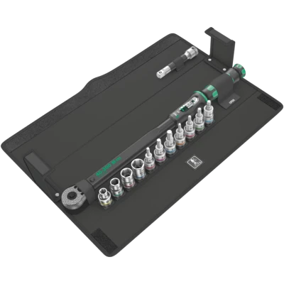 Wera Click-Torque C 3 Torque Wrench Set 1, 40-200 Nm, 13pc (05075680001)