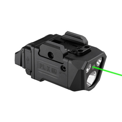 Olight PL X GL Rail-Mounted Light - 3 in 1: Floodlight, Spotlight & Green Beam (PL X GL)