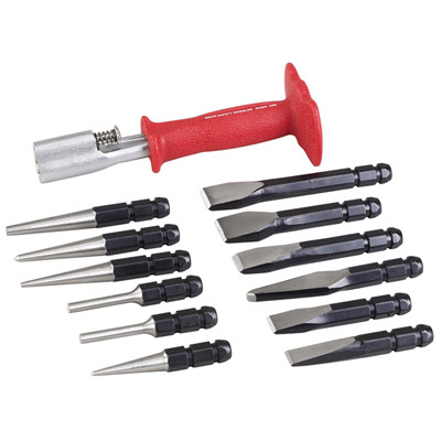 4605 Stinger Quick Change Punch & Chisel Set- 12 Pc